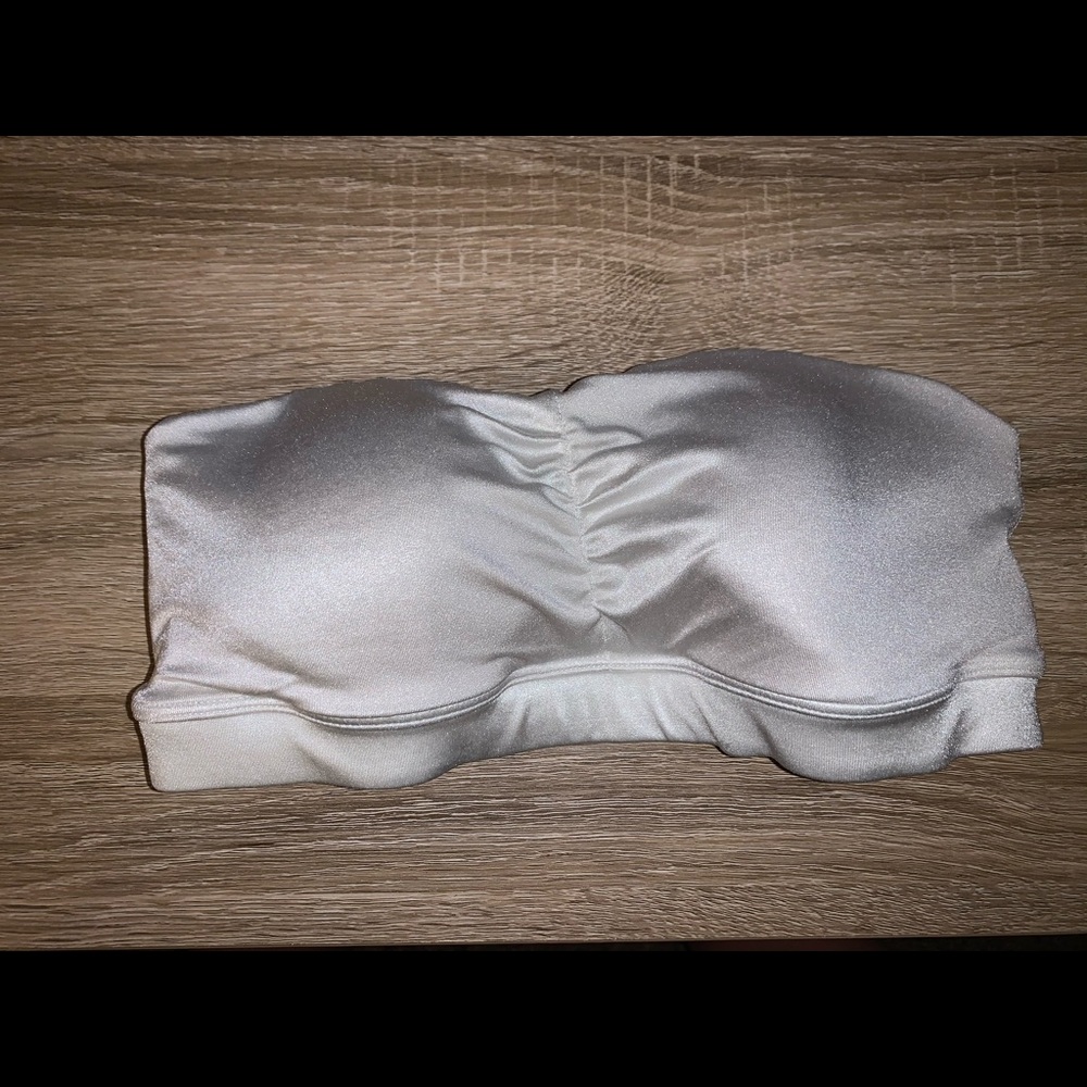 White Strapless Bra